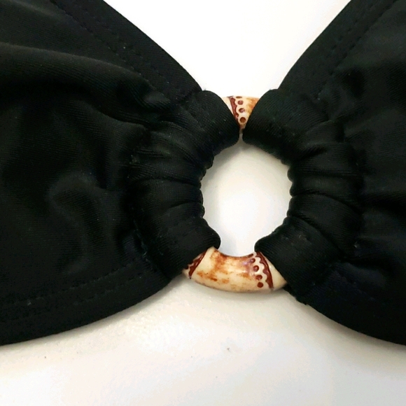 Black Tiki Bikini Size 12 - Picture 2 of 12